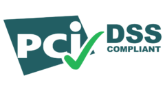 alt="PCi DSS compliant logo"